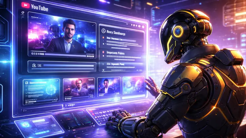 Tools AI Ringkas Video YouTube Jadi Tren 2026