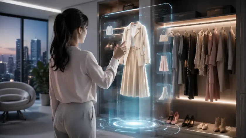 AI Wardrobe Ubah Fashion Digital Modern