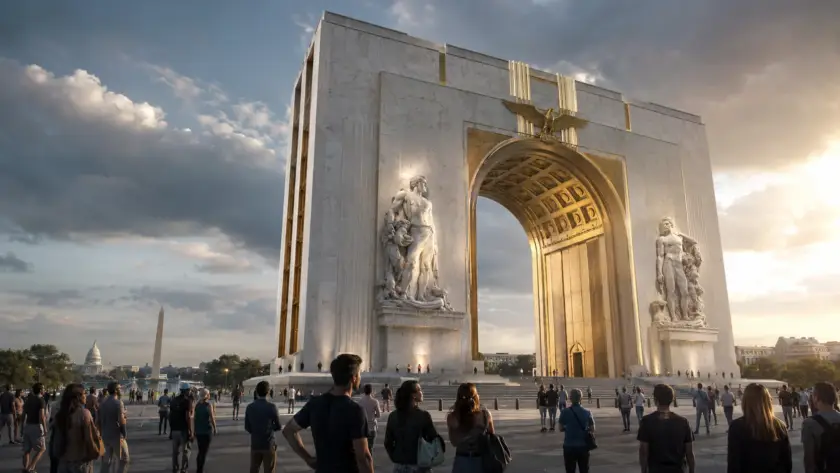 Arc de Trump dan Debat Monumen Modern