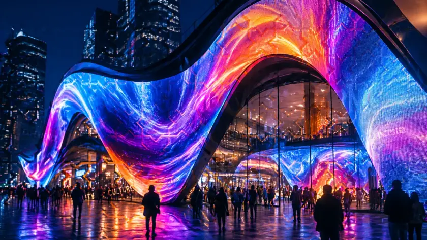 LED Display Fleksibel Ubah Industri Visual 2026