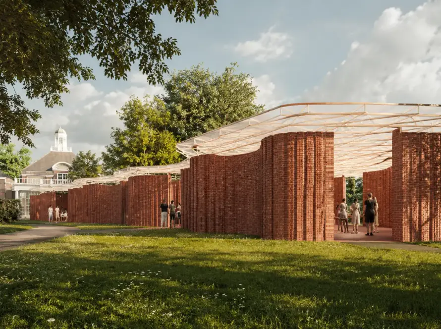 Serpentine Pavilion 2026 dan Visual Bata