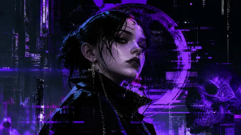 Tren Glitch Goth Kuasai Visual Digital 2026