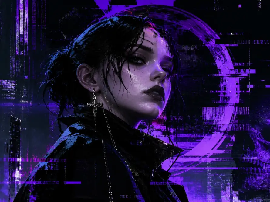 Tren Glitch Goth Kuasai Visual Digital 2026