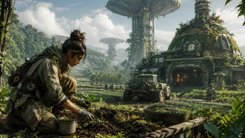 Soilpunk Tractor Beam Bawa Sci-Fi Turun ke Bumi