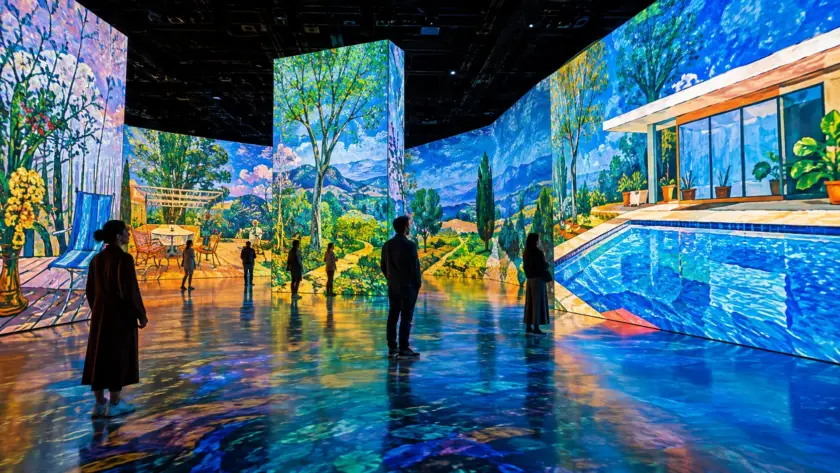 David Hockney Menghidupkan Seni dalam Dua Pameran