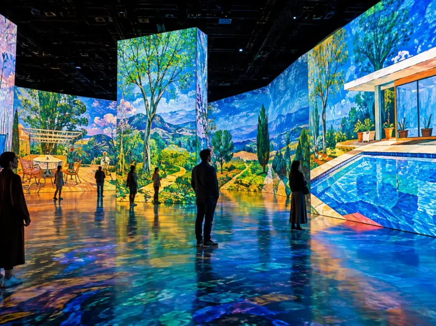 David Hockney Menghidupkan Seni dalam Dua Pameran